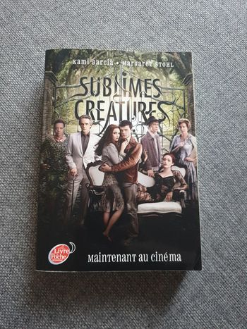 Livre Sublimes créatures de Kami Garcia et Margaret Stohl