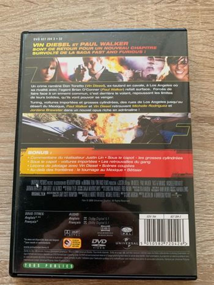 DVD fast and furious 4 - photo numéro 2