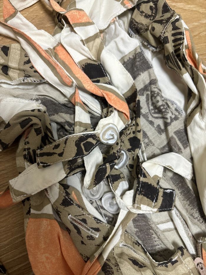 Robe dos nus à motifs - photo numéro 3
