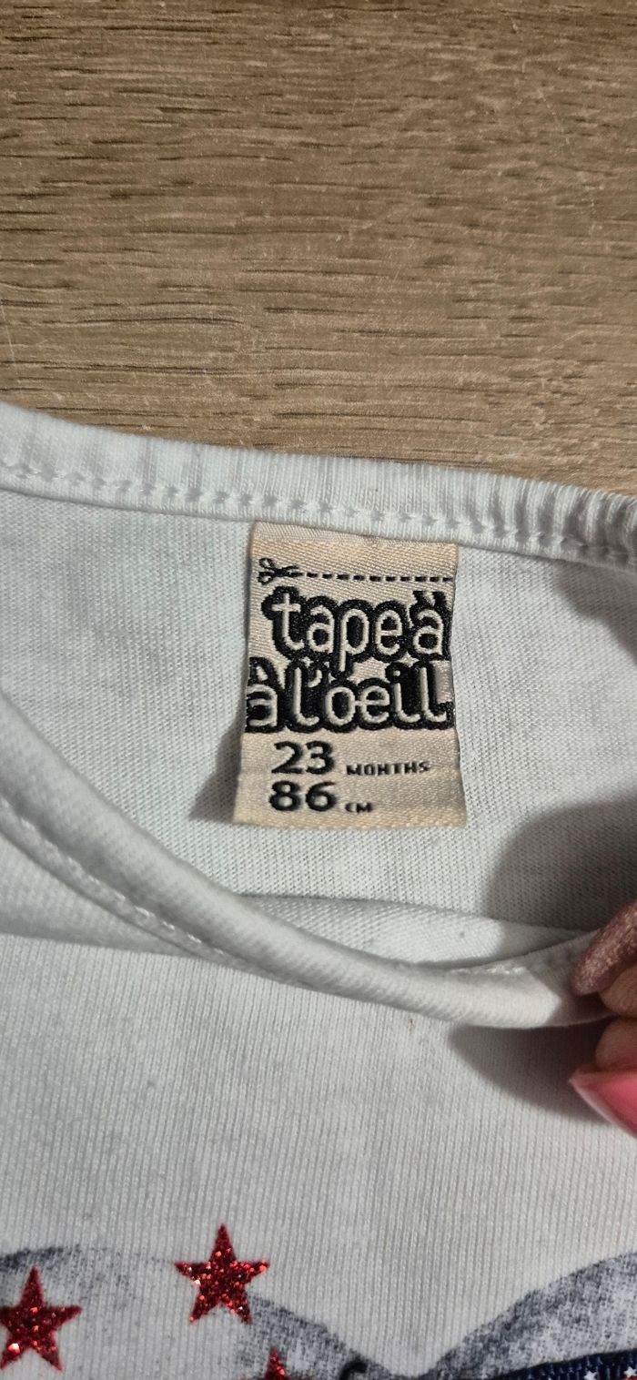 Lot t-shirts MC TAO 24 mois - photo numéro 7