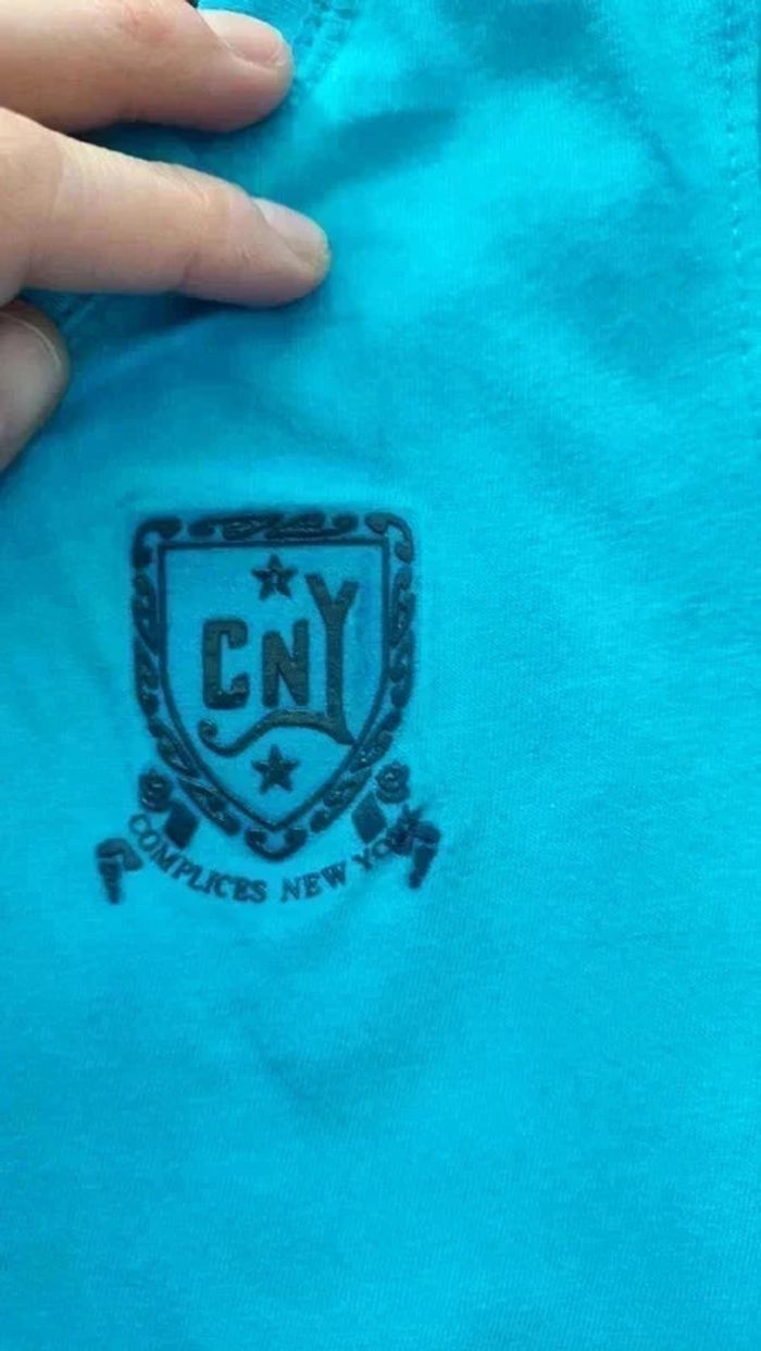 T-shirt manches courtes bleu en coton 5 ans Complices - Confort et style pour votre enfant - photo numéro 2