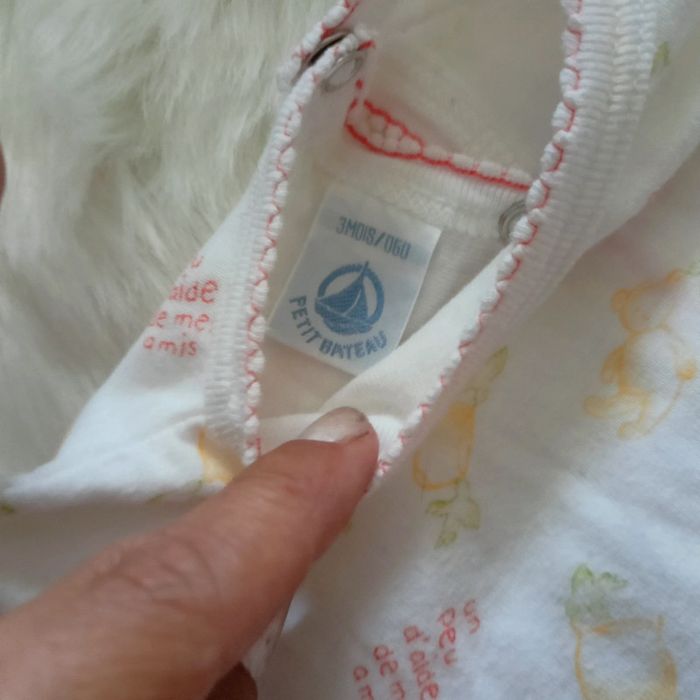 Pyjama grenouillère coton 3 mois - photo numéro 3