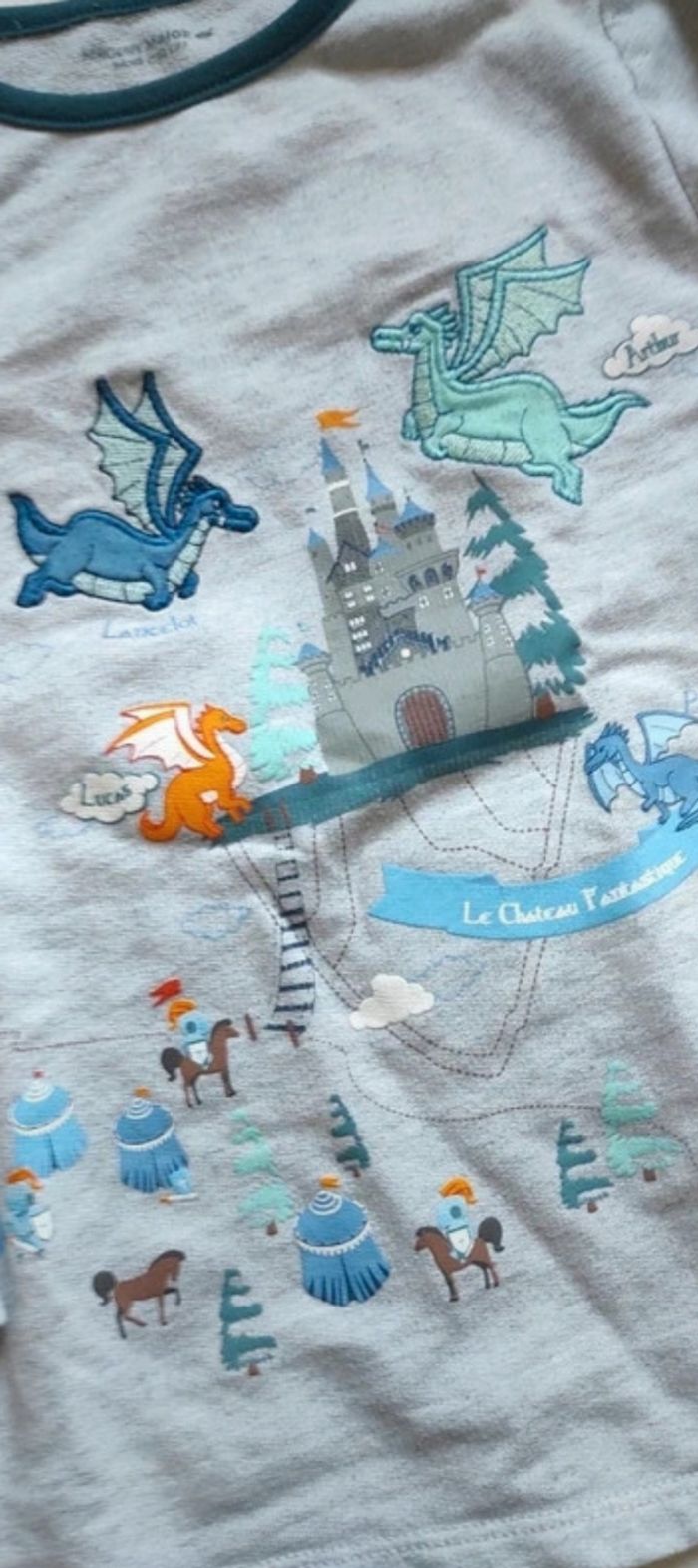 Ensemble pyjama et robe de chambre garçon sergent major 5 ans - photo numéro 7