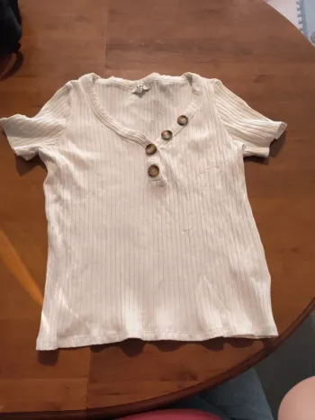 T-shirt femme manches courtes Xl La Halle