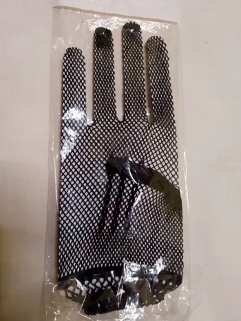 Paire de gants noirs