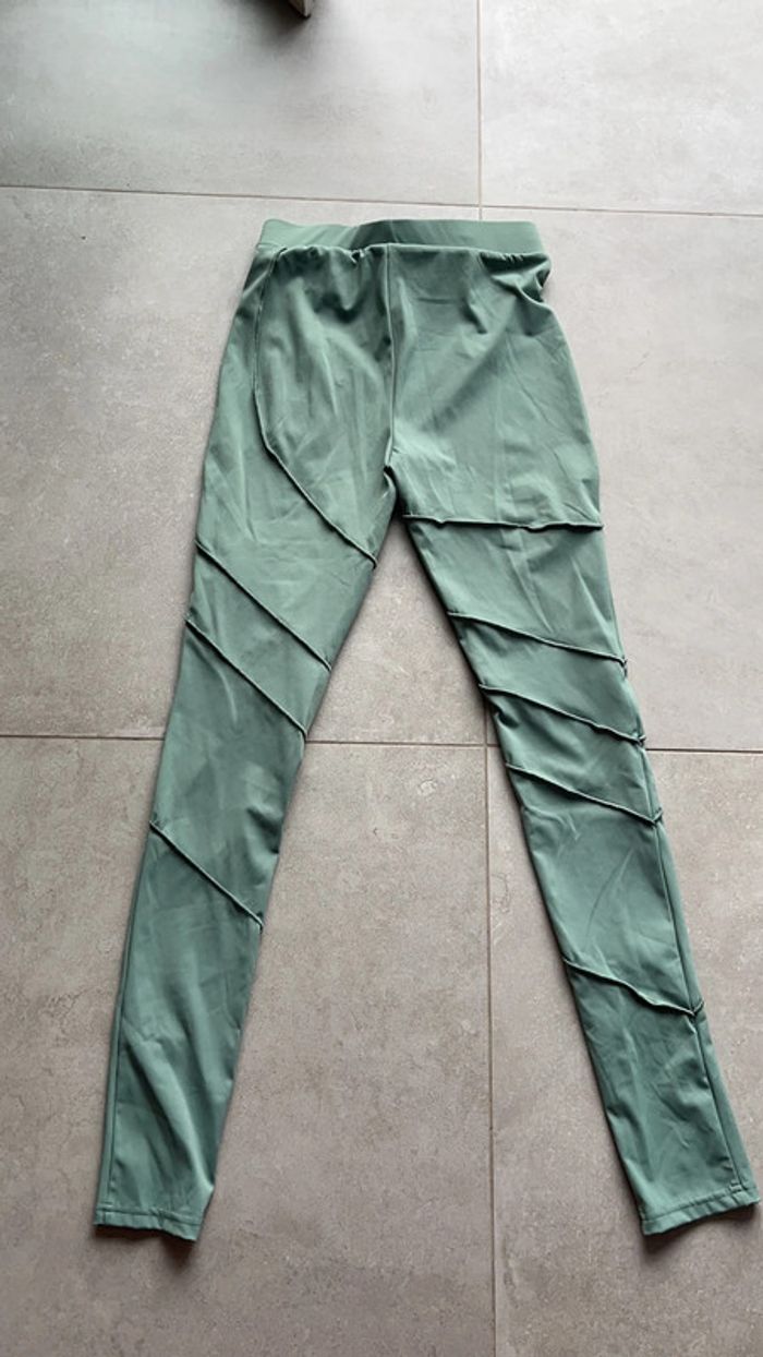 Legging original habillé vert - photo numéro 4