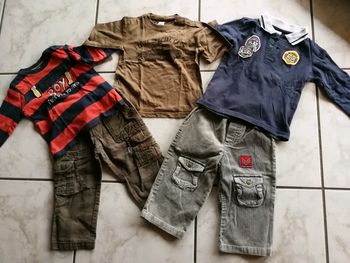 Ensemble pantalons TAO et t shirts Zara 18 mois