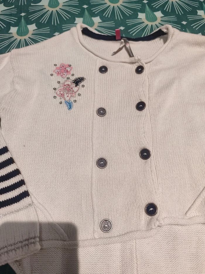 Gilet maille taille 5 ans - photo numéro 2