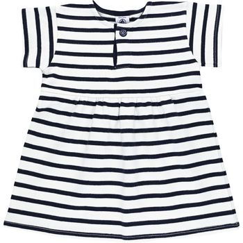 Robe à manches courtes 12 mois en coton bio Petit Bateau