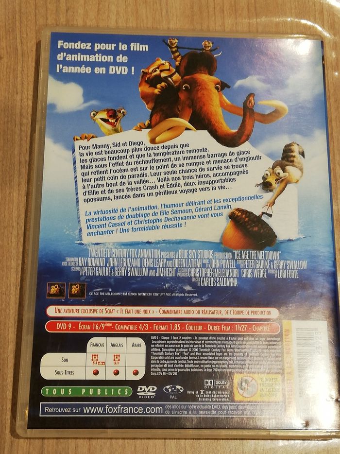 Dvd l'âge de glace 2 - photo numéro 2