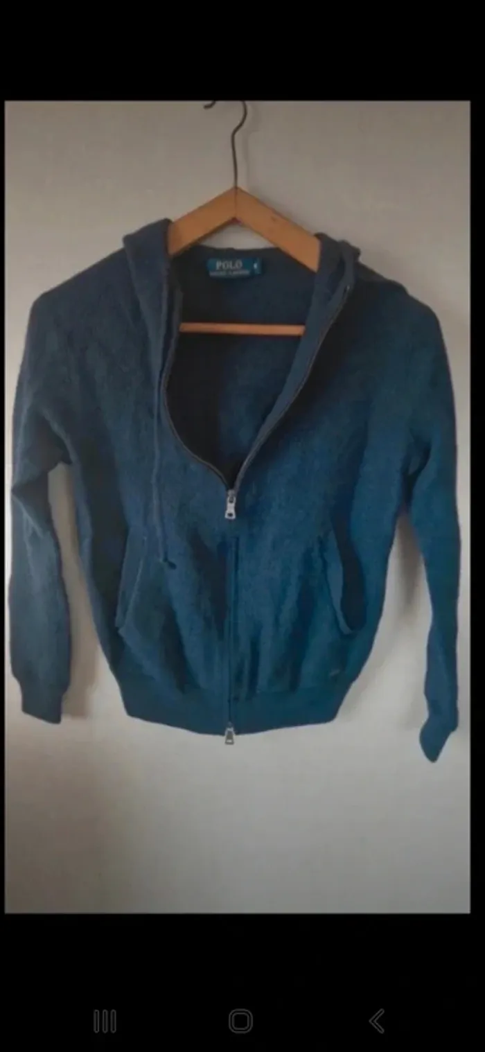 Veste zippé ralph lauren très bonne état taille s