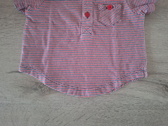 🌷N°12🌷Polo Courtes Manches - Babibou - 6 Mois🌷 - photo numéro 3