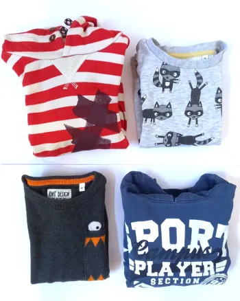 Lot 4 pulls 6 ans garçon