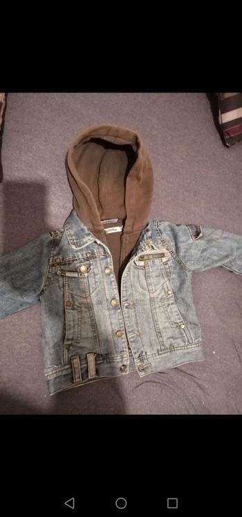 Veste en jeans doublé 2 ans