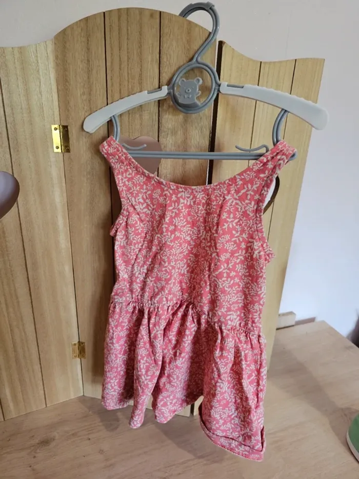 Robe d'été gemo 18 mois, rose, saumon