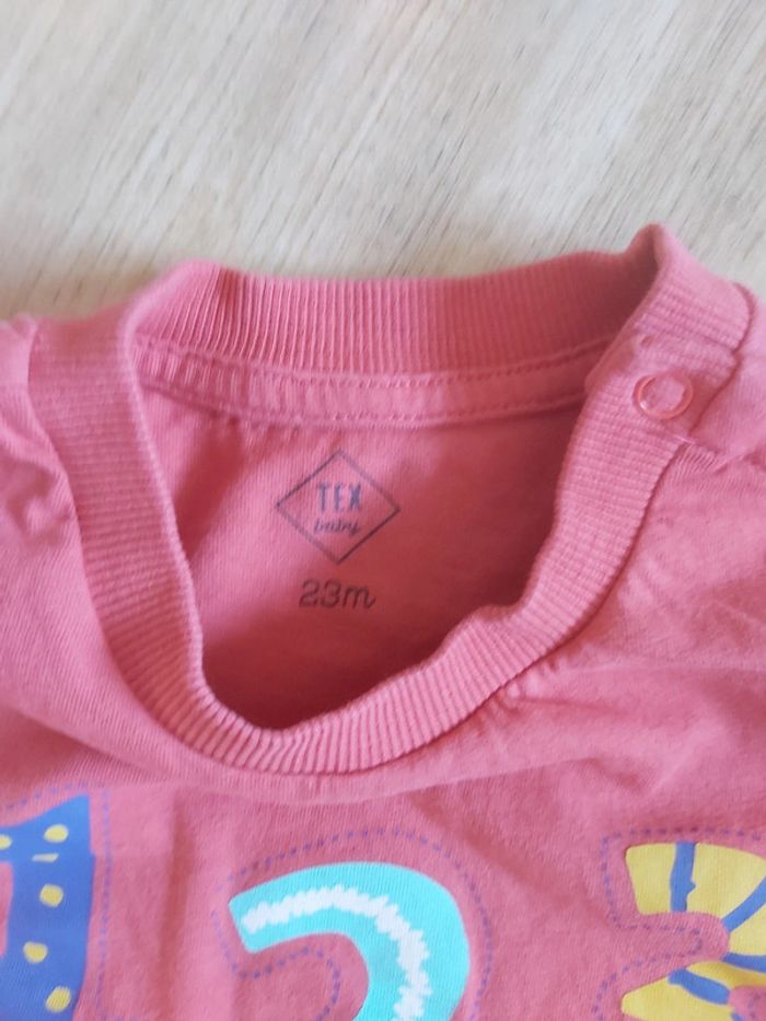 Tee-shirt manches longues garçon Tex 24 mois (78) - photo numéro 2