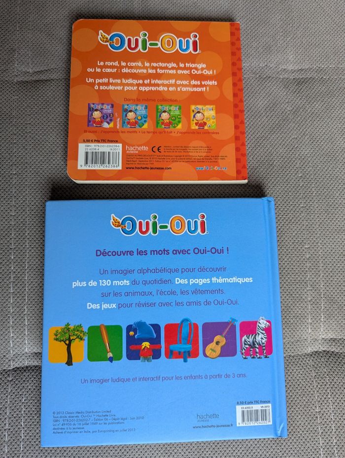 Lot de deux livres d'apprentissage Oui-Oui - photo numéro 2