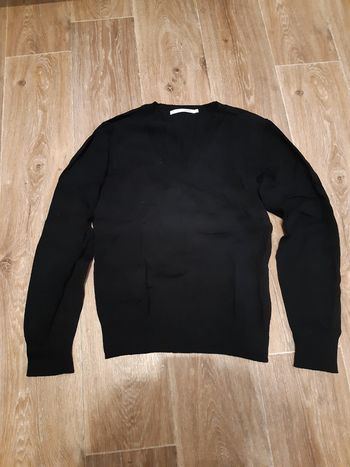 Pull col v femme