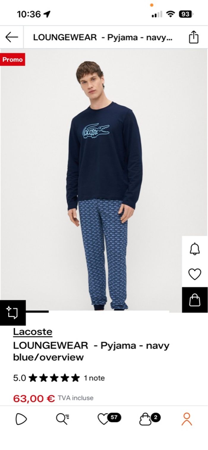 Pyjama Lacoste
