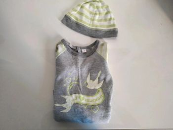 Pyjama + bonnet - 3 suisses - 18 mois