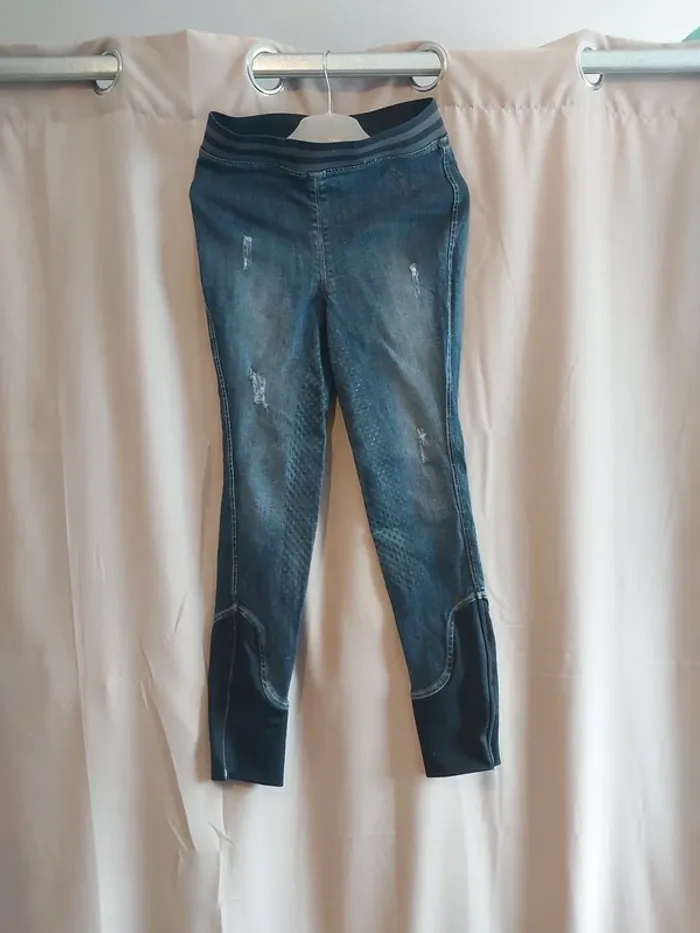 Pantalon équitation jean 12 ans