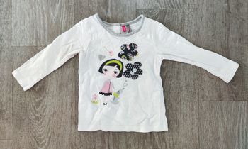 T-shirt manches longues - bébé filles 9 mois - Orchestra