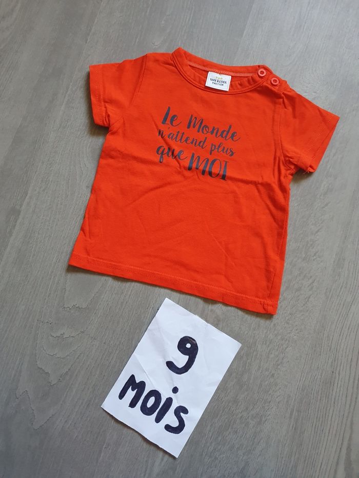 Maillot t-shirt 9mois garçon