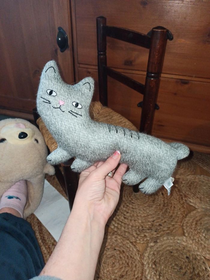 peluche bout'chou chat tbe - photo numéro 3