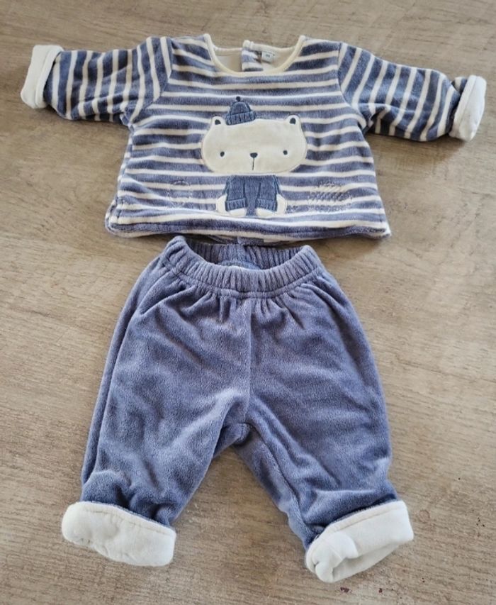 Pyjama 2 pièces 1mois - photo numéro 5