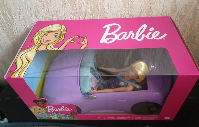 BARBIE ET SA DÉCAPOTABLE MATTEL - photo numéro 3