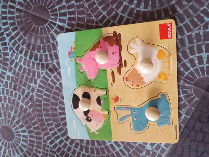 puzzle en bois goula