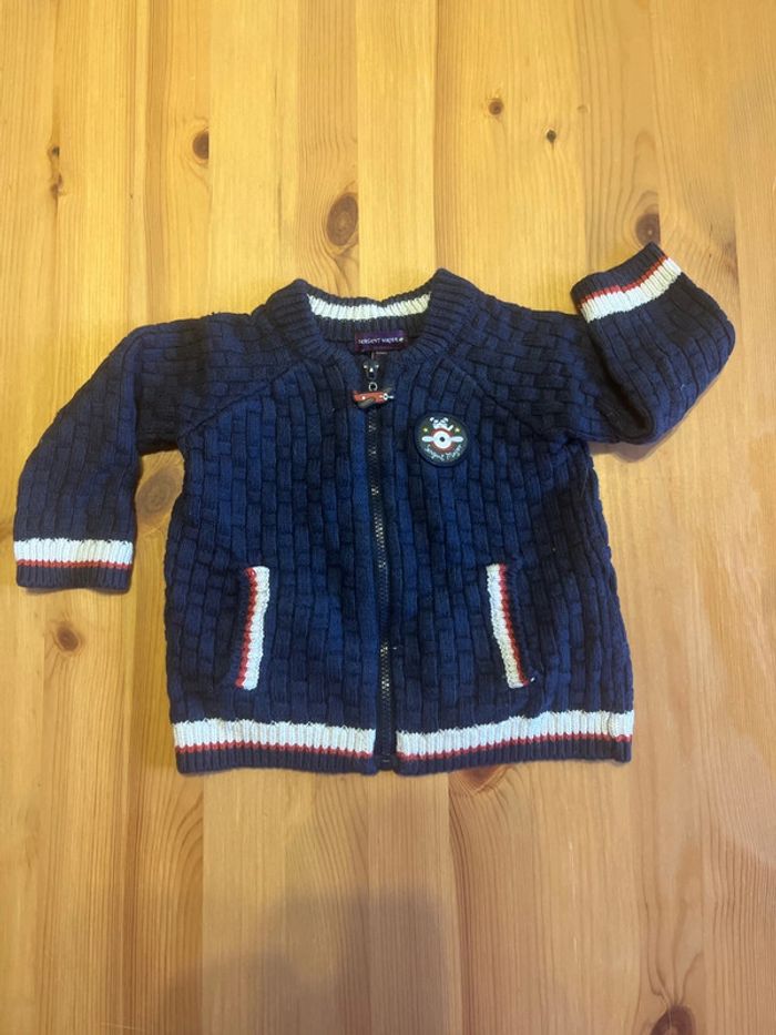 Veste sergent major zippée