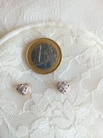 Faby27800  Boucles d'oreilles fantaisie femme en forme de cœur - couleur dorée, argentée