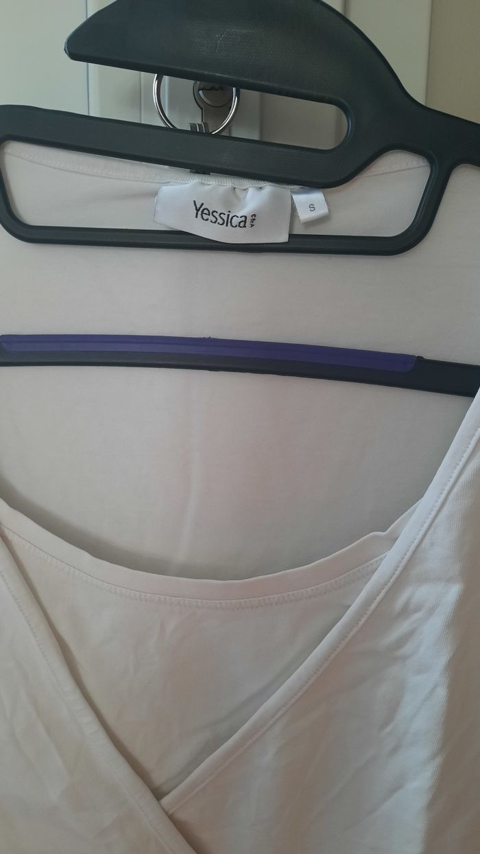 T-shirt blanc de grossesse - photo numéro 3