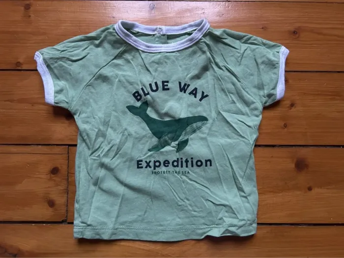 T-shirt baleine 9 mois