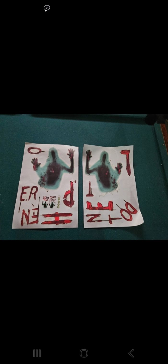 Stickers repositionnables halloween