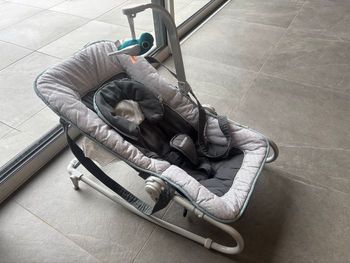 Babymoov Transat Graphik Bleu Balancelle ou Fixe pour Bébé 