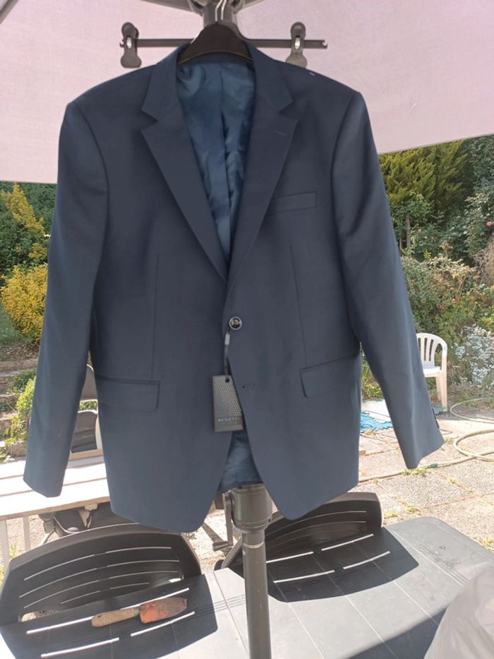 Veste de costume bleu neuf homme - photo numéro 8