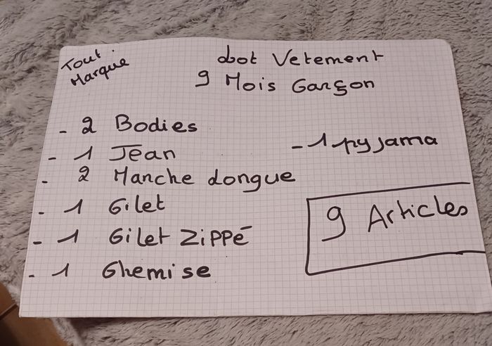 Lots 9 mois garçon - photo numéro 2