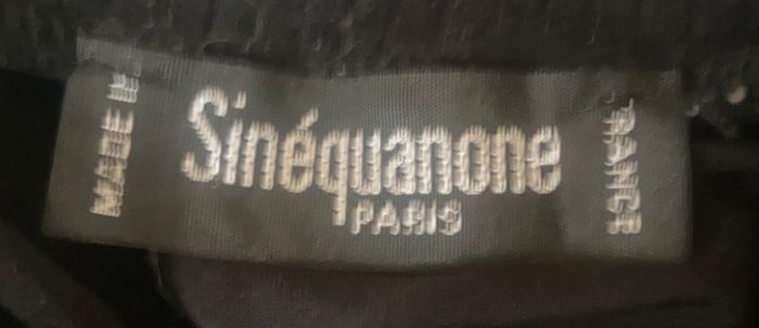 Pull fin »Sinéquanone »noir - photo numéro 8