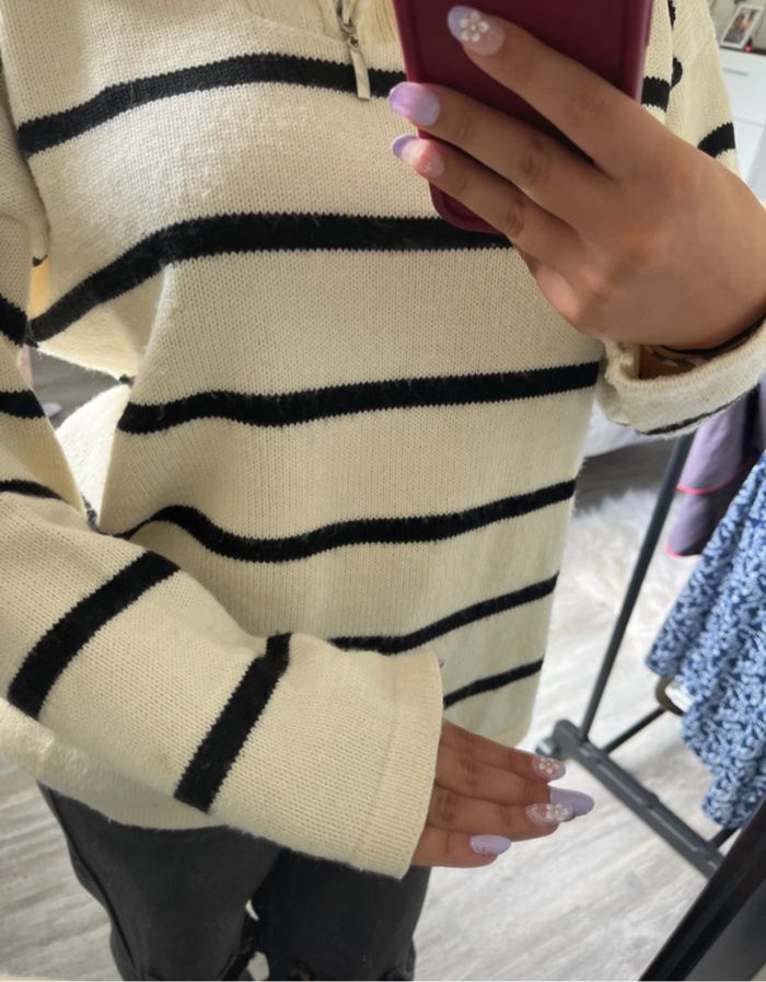 Pull à zip - photo numéro 3