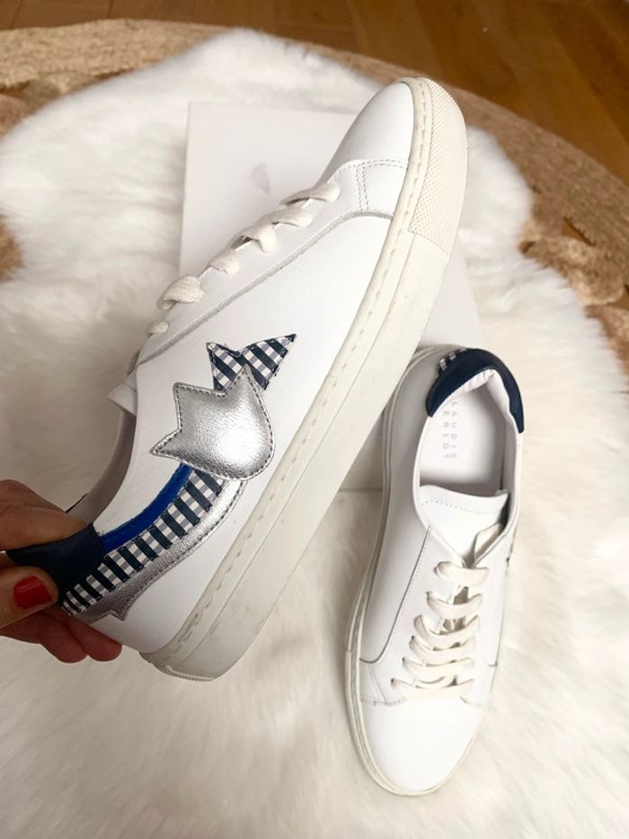 Superbe Basket en Cuir blanche | Claudie Pierlot Paris - photo numéro 6