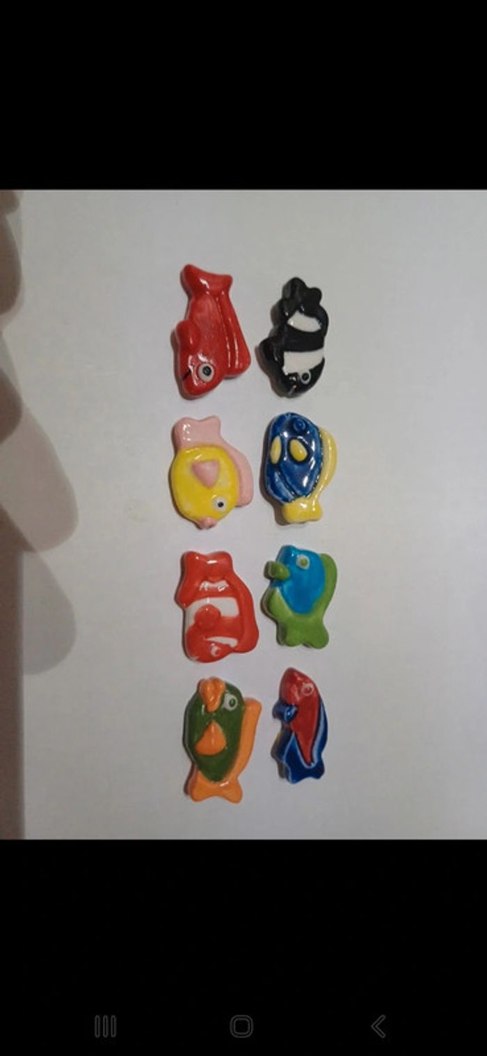 Serie de feves poissons