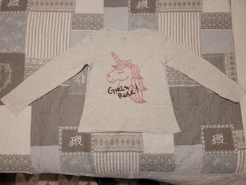 Maillot longues manches,  taille 7/8 ans