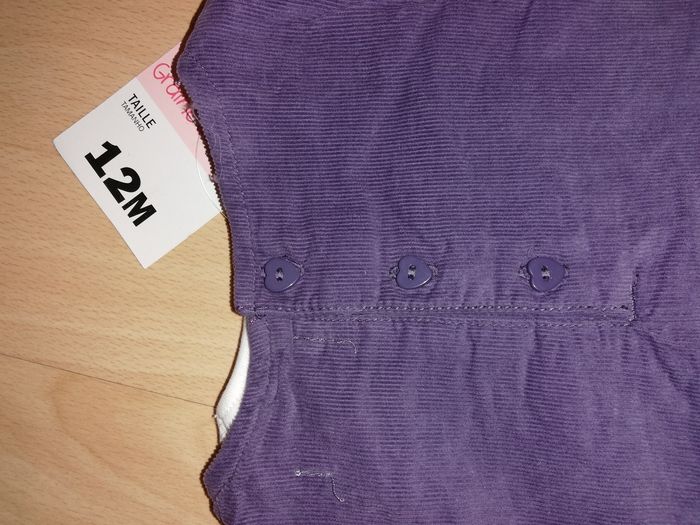 Robe courte violette Graine de rêves - photo numéro 3