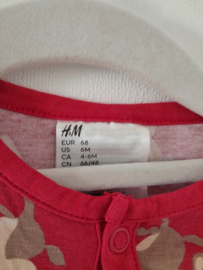 Pyjama bébé H&M – Taille 68 (6 mois)
🎄 Thème Noël / Renne - photo numéro 2