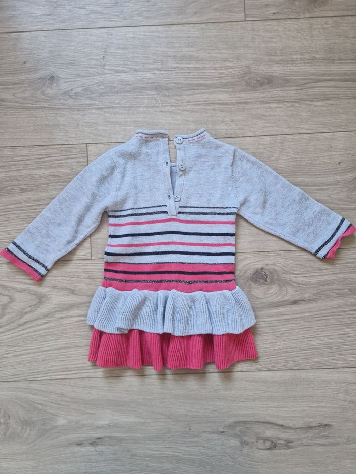Robe pull bébé fille Terre de Marins 6 mois - photo numéro 4