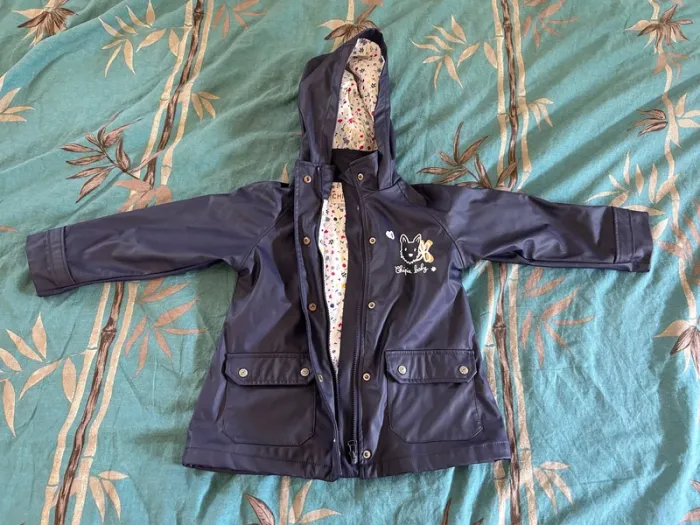 Manteau / imperméable kway chipie 3 ans / 36 mois