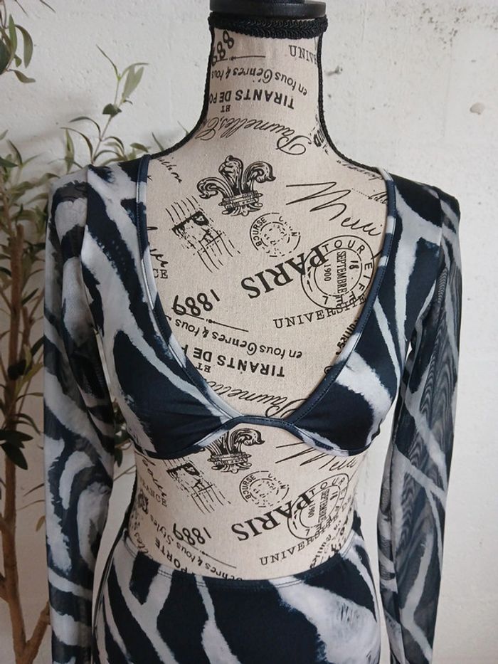 Ensemble sexy imprimé zébré – Taille S - photo numéro 8