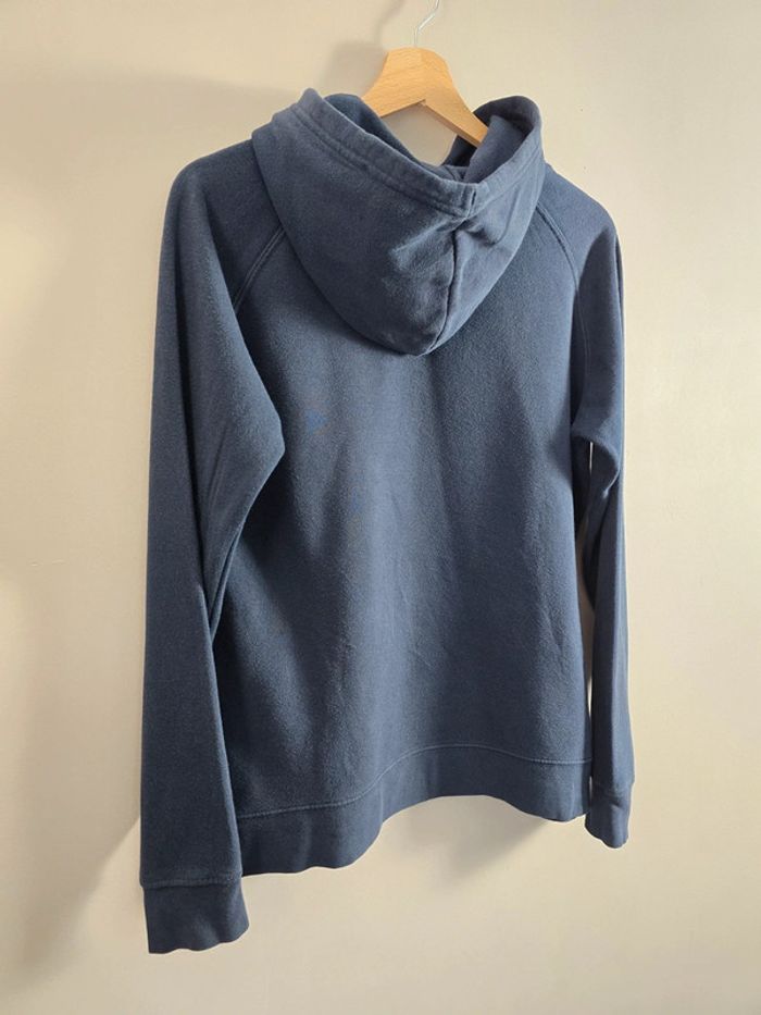 Sweat à capuche The North Face bleu marine logo turquoise taille M femme - photo numéro 8